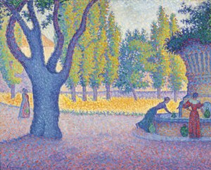 Saint-Tropez, Fontaine des Lices, 1895 by Paul Signac