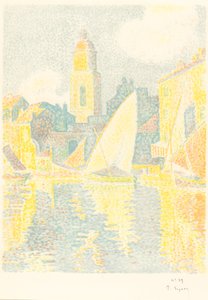 St. Tropez: The Port by Paul Signac