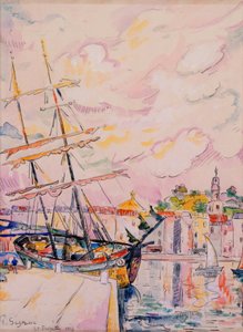 The Port of Saint-Tropez, 1918
