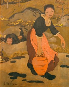 Young Breton Woman with a Jug