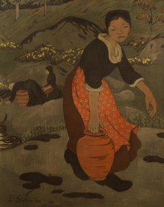 Young Breton Woman with Jug