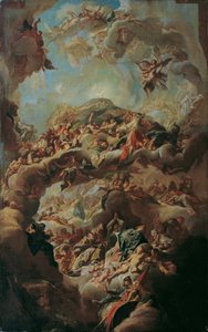 The Adoration of the Lamb by the 24 Elders by Paul Troger