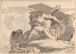 Saint Jerome in the Wilderness by Paul Troger