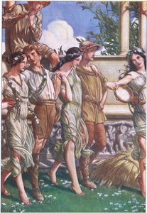 Juno, Ceres and the Masque of the Nymphs and Reaper (illustration from The Tempest)