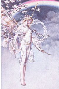 The Queen of the Sky, Whose Watery Arch and Mess and I, Bides the Leave These (illustration from The Tempest) by Paul Vincent Woodroffe