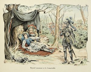 Bayard dying and Le Connetable de Bourbon 1524 from 