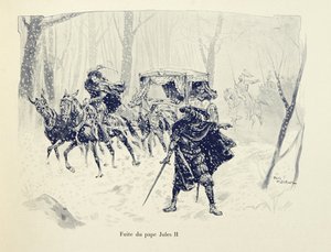 Flight of Pope Julius II from 