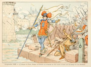 Illustration taken from the book Jeanne d