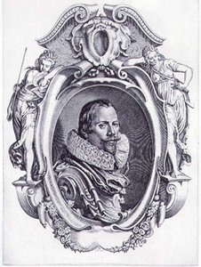 Self Portrait, Engraved by Simon de Passe by Paul van (after) Somer