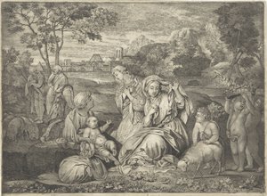 Moses in the bulrushes