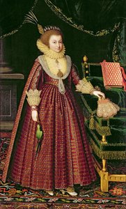 Portrait of a Lady, Possibly Elizabeth, Countess of Kellie by Paul van Somer