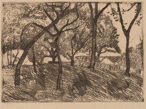 Landscape with Trees by Paula Modersohn Becker