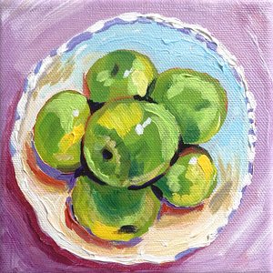 Green Apples Still Life by Pauline Wegman | Key and Sea Creative