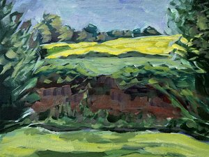 Vibrant Country Fields by Pauline Wegman | Key and Sea Creative