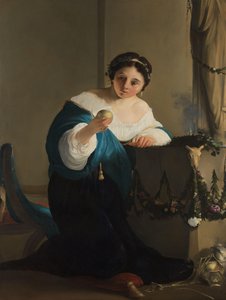 Cydippe with the Apple of Acontius by Paulus Bor