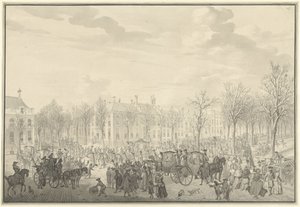 Arrival of Prince William V in The Hague, November 10, 1762