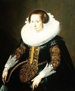 Portrait of Catharina van Voorst (1595-1650) by Paulus Moreelse