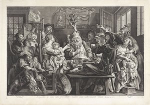 The King Drinks (Epiphany) by Paulus Pontius