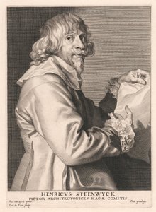Henricus Steenwyck, Painter of Architectural Views, The Hague by Paulus Pontius