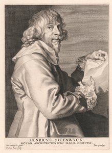 Henricus Steenwyck, Painter of Architectural Views, The Hague by Paulus Pontius