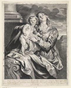 Mary with the Christ Child by Paulus Pontius