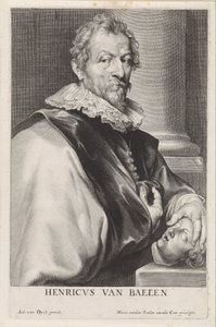 Portrait of the Painter Hendrik van Balen (I) by Paulus Pontius