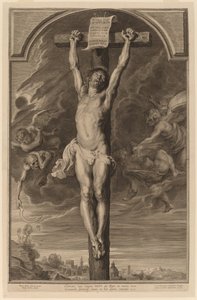 Christ on the Cross by Paulus Pontius, after Sir Peter Paul Rubens
