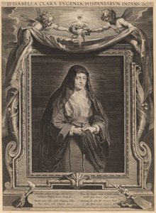 Isabella Clara Eugenia, Infanta of Spain by Paulus Pontius, after Sir Peter Paul Rubens