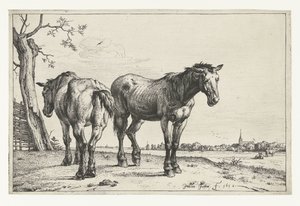 Two Plow Horses