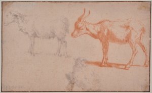 Two Sheep and a Goat