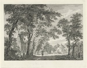 Village View in Driebergen, 1754 by Paulus van Liender