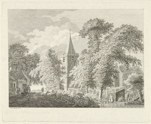 Village View in Maartensdijk, 1753 by Paulus van Liender