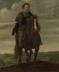 Prince Frederik Hendrik on Horseback by Pauwels I van Hillegaert