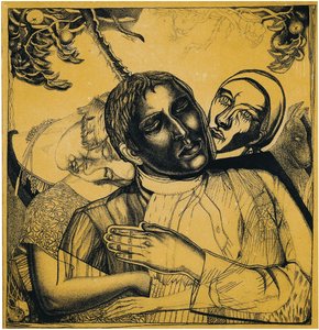 Composition by Pavel Nikolayevich Filonov