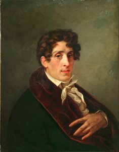 Portrait of the Artist Count Fyodor Petrovich Tolstoy, 1809 by Pavel Nikolayevich Michaylov