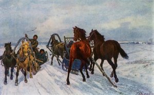 The Meeting by Pavel Osipovich Kovalevsky