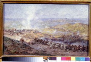 A Scene of the Russo Turkish War by Pavel Osipovich Kovalevsky