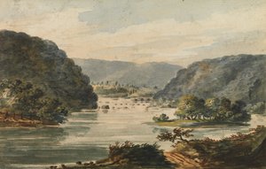 A View of the Potomac at Harpers Ferry, 1811-ca. 1813 by Pavel Petrovic Svin