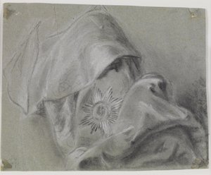 Drapery Study with the Star of the Elephant Order by Peder Als