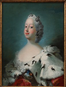 Portrait of Louise of Great Britain, Queen of Denmark by Peder Als