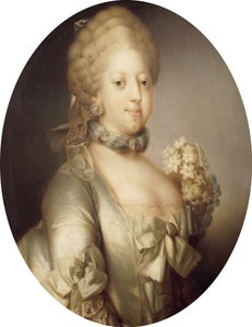 Portrait of Caroline Matilda of Great Britain 1751-1775, Queen of Denmark, ca 1767