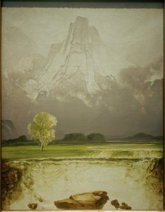 Mount Stetind with a Birch