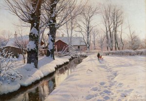 A Wooded Winter Landscape
