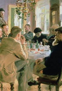 Lunchtime, 1883 by Peder Severin Krøyer