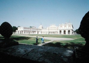 The Royal Palace and gardens, rebuilt from 1715