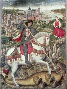 St George and the Dragon by Pedro Nisart