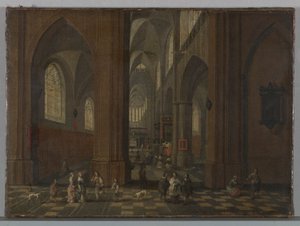 Church Interior by Peeter Neeffs the Elder