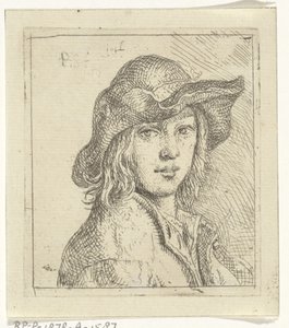 Bust of a Young Man with Hat by Peeter Snijers