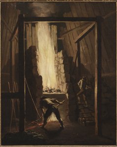 Interior of the Copper Foundry in Falun