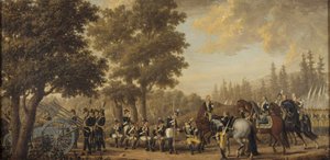 King Gustav III of Sweden in the Russo-Swedish War by Pehr Hilleström